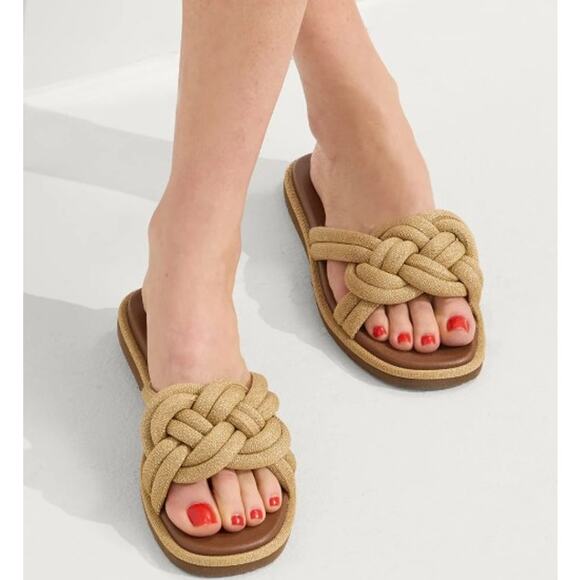 Rothy's Shoes - Rothy's The Summer Sandal in Golden Sun Damaged Sz. 8